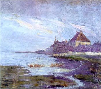 Th. Philipsens maleri af Kastrup Værk